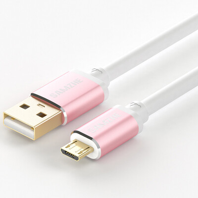 

Shanze (SAMZHE) Andrews data cable 2A fast charging cable Micro USB cable support Huawei Samsung millet OPPO Meizu Rose rose 1 meter LM-100C