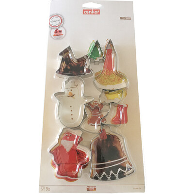

Germany Fakman fackelmann baking mold baking pan mold biscuit mold 9 pieces cartoon biscuit mold 5532481