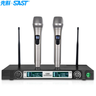 

SAST CK-22 wireless microphone a drag two wireless microphone professional karaoke microphone home KTV concert conference host professional microphone