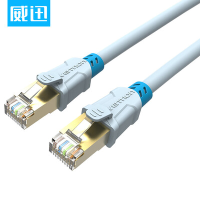 

Вэй Синь (ПроВеншин) шесть кабельных сетей Cat6 6 экранированный соединительный кабель 20 м (синий) VAP-A06-S2000