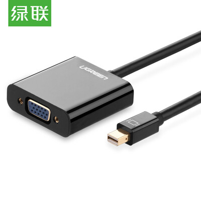 

Зеленый (UGREEN) Mini DP to VGA Converter Mini Displayport Adapter Apple MacBook / Air Pro Lightning Интерфейсный адаптер для проектора Black 10459