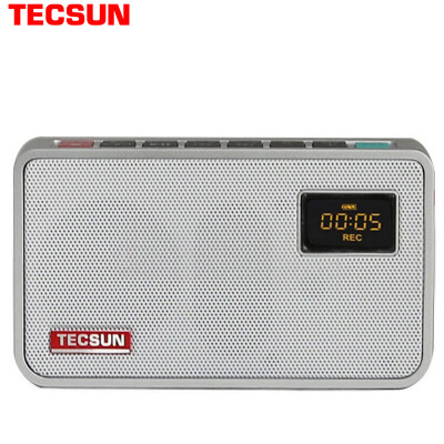 

(Tecsun) Radio Repeater Card Аудиозапись Elderly Semiconductor English Learning Machine Радио Малый аудио (серебристый) ICR100