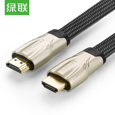 

Зеленый (UGREEN) Вариант кабеля HDMI 2.0 2K * 4K цифровая линия высокой четкости плоская линия 3D видео кабель ноутбук подключение проекционный кабель данных дисплея 2 метра 10252