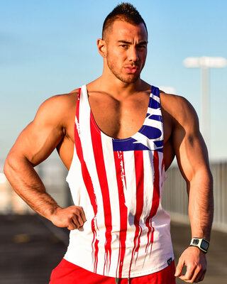 

New Mens Fashion Sleeveless T-shirt Tank Top Vest