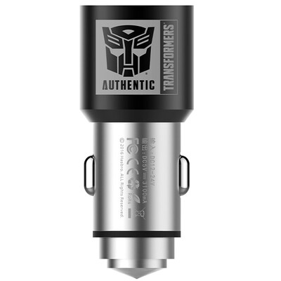 

TRANSFORMERS Bumblebee Dual USB Car Charger Car Charger Car Charger TF-CC-02