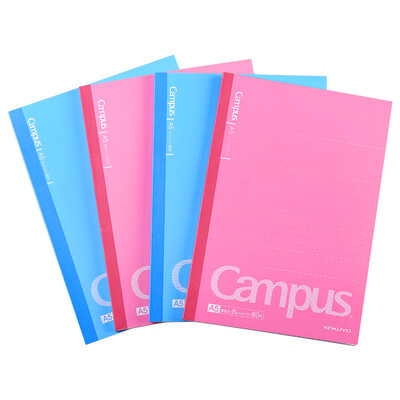 

KOKUYO Campus classic wireless binding book notepad soft copy A5 60 page 4 the color random installed WCN-CNB3610