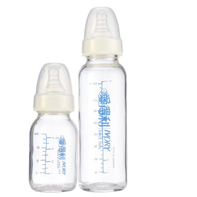 

IVORY стеклянный детский рожок 120мл + 250ml A88