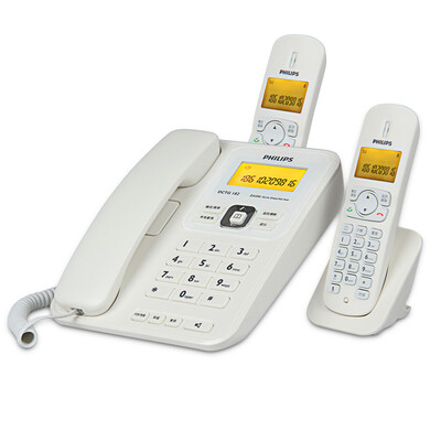 

Philips (PHILIPS) DCTG182 перетащить две пары громкой связи / отключить звук / беспроводной телефон / стационарный телефон / телефон для телефона телефон белый