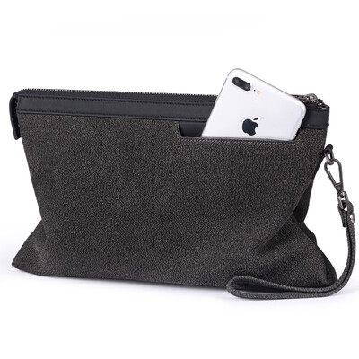 

Pursuit Pabojoe Men's Handbag Casual Fashion Handbag Male Large Capacity First Layer Leather Handbag Men's PBJ183 Black