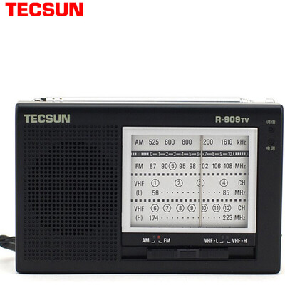 

Tecsun radio sound elderly TV sound radio college entrance examination listening English four six test portable semiconductor black R909TV