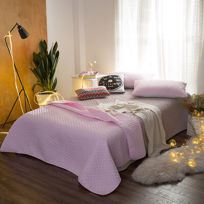 

Welcome Xin was home textile washed cotton quilted summer Pillow three-piece summer cool air conditioner was summer thin quilts for 15 meters bed pink