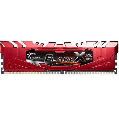 

G.SKILL) Flame Gun Series DDR4 2400 Frequency 8G Desktop Memory Star Flame Red (F4-2400C16S-8GFXR