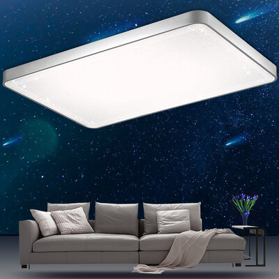 

For the first time sdhouseware LED Ceiling Light Starry Living Room Lamp Crystal Light Rectangle Modern Simple Atmosphere Lighting Light Galaxy Long Side 65 42cm Tricolor Temperature