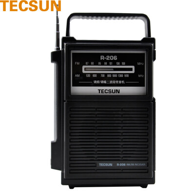 

德生（TECSUN） R-206 便携式半导体 调频/中波两波段收音机