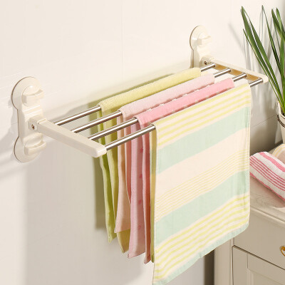 

Bao Youni kitchen racks storage rack wall hanger sucker towel rack free punch kitchen supplies DQ1611