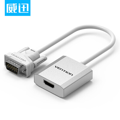 

WDC (VENTION) Конвертер VGA в HDMI со звуком VGA-кабель HDMI HD-адаптер ПК Кабель подключения к ноутбуку Белый ACEW0