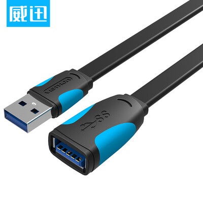 

Вэй Синь (предотвращение бедствий) расширение USB3.0 кабель к беспроводной карте женщины мыши жесткого диска U данным выносных линий плюс два метра длиной черного VAS-A13-B200