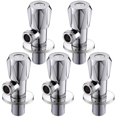

KEGOO K06002 full copper angle valve set hot&cold water universal 4-point triangular valve eight character valve water stop valve