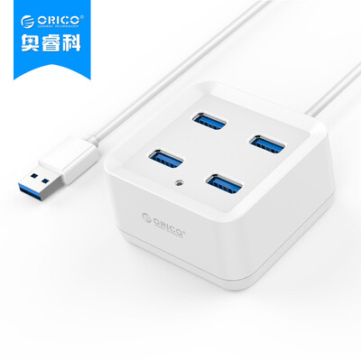 

Отдел Оррик (ORICO) H4013-У3 алюминиевый сплиттер концентратор расширения USB 3.0 концентратор с задержкой четыре серебра Desktop
