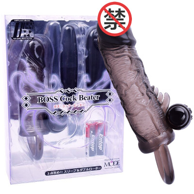 

Japan MODE-design male double shock spike sets delay crystal case L adult fun supplies