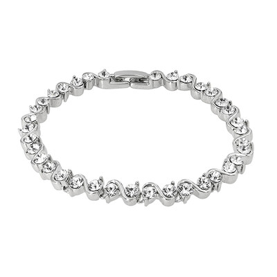 

Yoursfs@ Sunmer Time Promotion AAA+ Austrian Crystal Charms Bracelets Real Rose Color Shining Rhinestone Fine Jewelry Bracelet