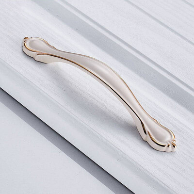 

CABO Cobbe European Style Drawer Wardrobe Door Hardware Handle LS71 Ivory 96 Porch Single