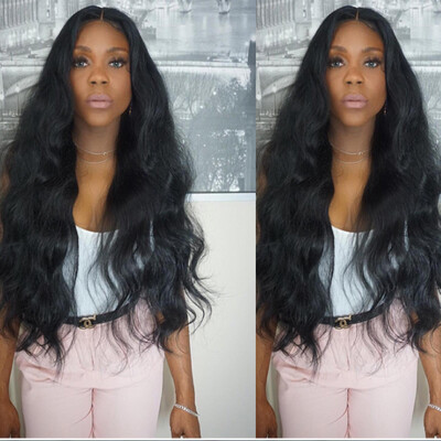 

Hot Sale 150 Density Natural Wave Gluless Full Lace Wigs Lace Front Wig Brazilian Virgin Human Hair Full Lace wigs With Baby Hair