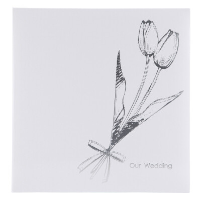 

NCL Nakabayashi white tulips Japanese imported couples DIY laminating albums / wedding album / album WYB-71476-W