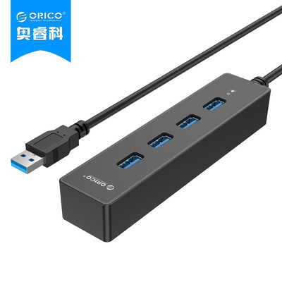 

ORICO W8PH4 USB3.0 Splitter Desktop 4-портовый концентратор HUB для настольных ПК для ноутбуков с одним хвостом Черный USB