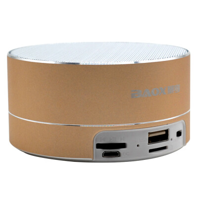 

BOSS (BAOX) BX665 Wireless Bluetooth Speaker Mini Computer Audio Small Subwoofer Gold