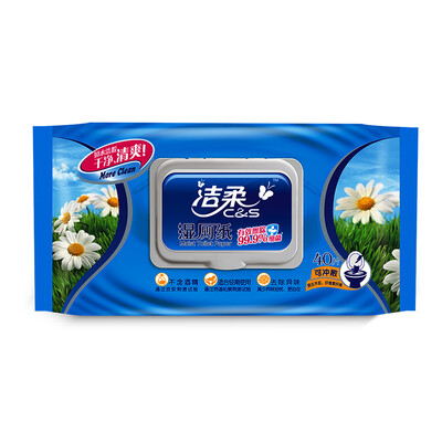 

(C & S) wet toilet paper smooth 40 pieces (extractable wipes) private clean wet tissue can be used with roll paper toilet paper