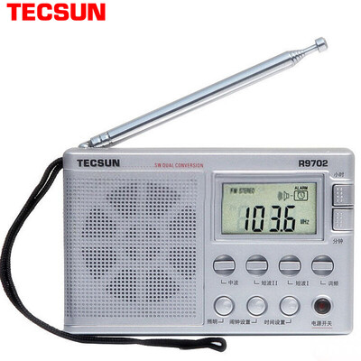 

Tecsun radio full range of the elderly four or six English listening college entrance examination test digital demodulation stereo semiconductor silver PL360