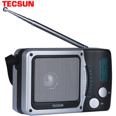 

(Tecsun) радио стерео пожилые портативный портативный настольный FM / AM радио старый человек прослушивания английский четыре шесть экзамен R208