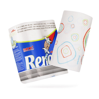 

Renova's love (Renova) professional kitchen cleaning paper strong absorbent version of the paper roll 2 layer 40 section * 2 volumes of Portuguese imports