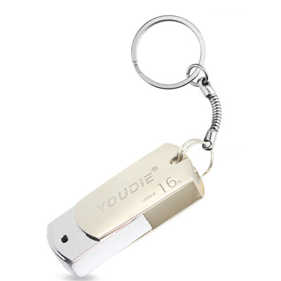 

Excellent butterfly YOUDIE D5 metal rotation usb20u disk 8g