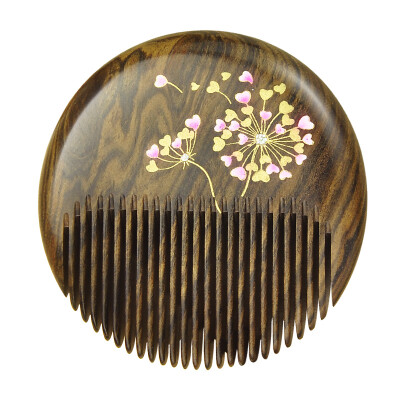 

Yu Mei people Shen Guibao wood combs round comb dandelion gift box to send his girlfriend to send love