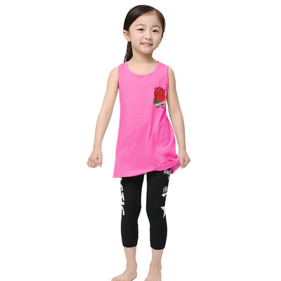

Yu Zhaolin YUZHAOLI T-shirt suit summer girl short-sleeved pants suit M416603 rose pink suit 120 yards