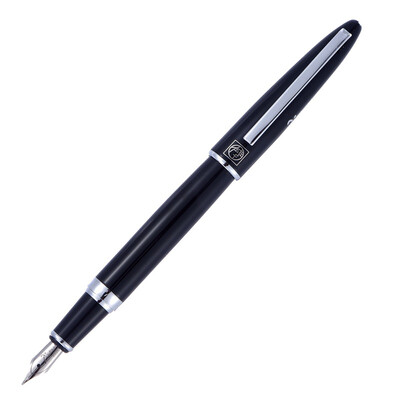

Picasso (pimio) ps-919 black silver clip financial pen / ink pen