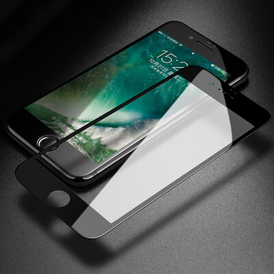

【Трехсекционный 3D полноэкранный】 Langke Apple 6S закаленная пленка Apple 6 стальная пленка iphone6 ​​/ 6s закаленная пленка мягкий экран полноэкранный охват высокой четкости взрывозащищенный мобильный телефон защитная пленка (черный)