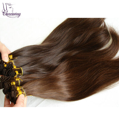 

Charming Hair Brazilian Virgin Hand Tied Hair Bundles Natural Straight Hand Tied Hair Weaving Extensions Human Hair Hand Made Weft