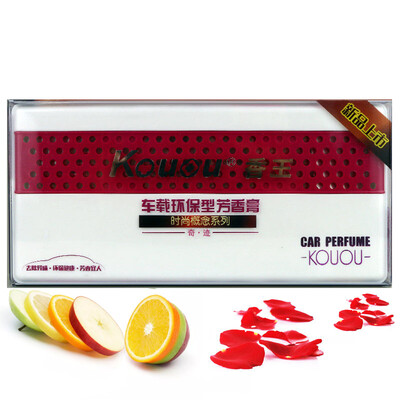 

Kouou Car perfume perfume solid car vehicle perfume new car odor scented ornaments Miracle Rose 150g