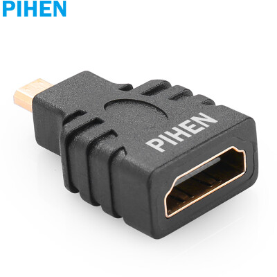 

(PIHEN) PH-ZHX047 Микро-адаптер HDMI Micro HDMI-HDMI для подключения к женскому разъему высокого разрешения / портативного мини-HDMI-соединения