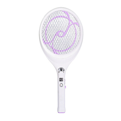 

Грязь (NIBA) литиевых Знак СИД комара Swatter NB-001L (белый + фиолетовый)