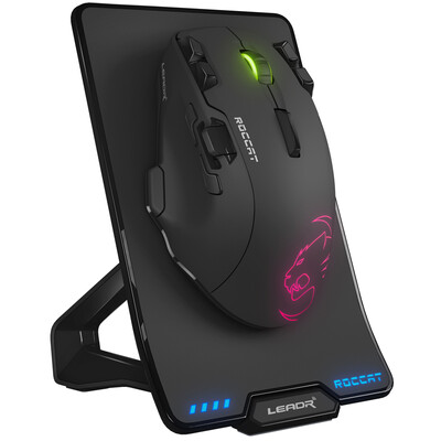 

Ice Leopard (ROCCAT) Wireless Titanium Shark Leopard Leadr Game Mouse Black