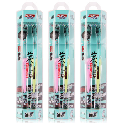 

Times to clean PERFCT health soft silk soft hair gingival toothbrush × 6 F868A color random