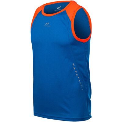 

PRO TOUCH man running sports vest fast dry breathable reflective protection 246339 901-543 royal blue orange XL