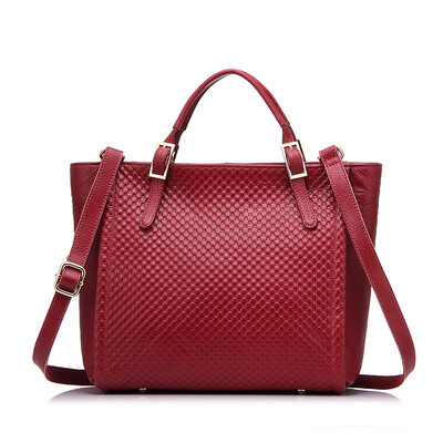 

Fashion Women Tote Bag Genuine Leather Bag Women Solid Handbag Ladies Shoulder Bag handbags