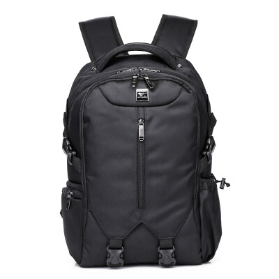 

Seven wolves (SEPTWOLVES) shoulder bag 14 inch men's backpack large capacity Oxford cloth waterproof business leisure travel bag black B0301362-201