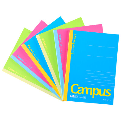 

KOKUYO Campus Shin bright wireless binding book notepad soft copy A5 60 pages 6 this color random installed WCN-NA568N