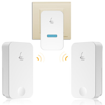 

Lead Technology G4 smart home one drag two intelligent self-generating wireless doorbell home split remote remote control do not have dry batteries lithium battery paste that use outdoor waterproof